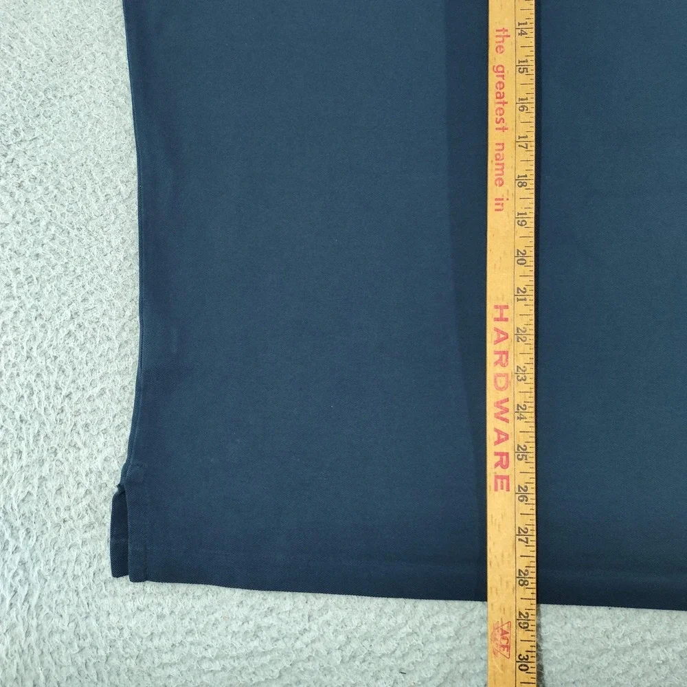 Polo Ralph Lauren Polo Shirt Mens Large Blue Hooded Colorblock Tricolor